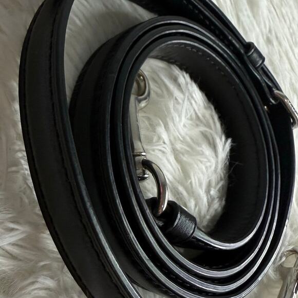 COACH Black Silver Crossbody Replacement Strap - Picture 3 of 8